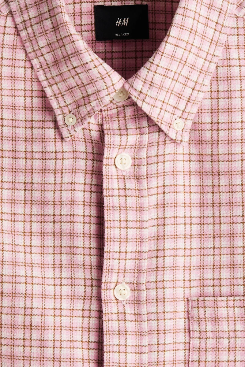 H&M  Relaxed Fit Cotton shirt for Men | Best Price UAE